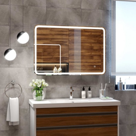 Шкаф с зеркалом Континент Tokio LED 900х530 