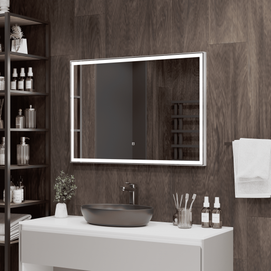 Зеркало Континент Strong Gray LED 1000х700