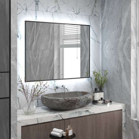 Зеркало Континент Meridian Gray LED 1000х700