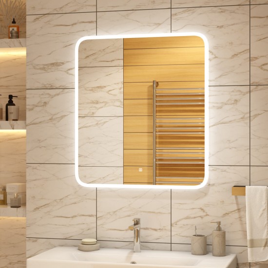 Зеркало Континент Glamour LED 800x900