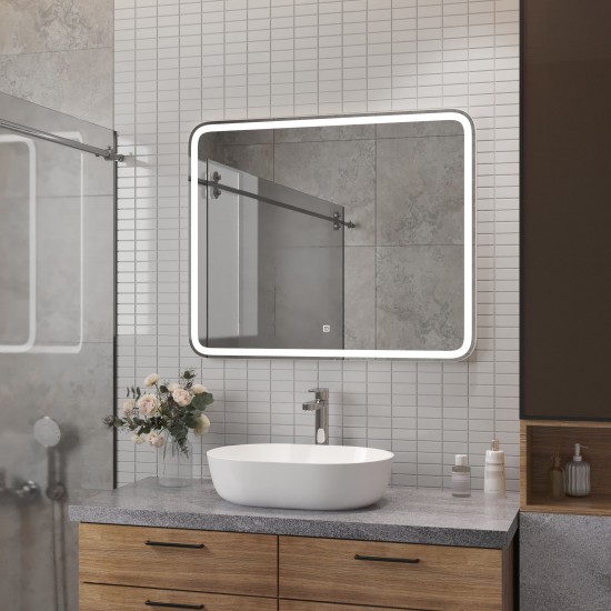 Зеркало Континент Russo LED 800x700
