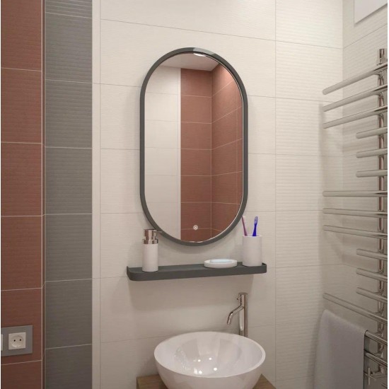 Зеркало Континент Prime Gray LED 45x80