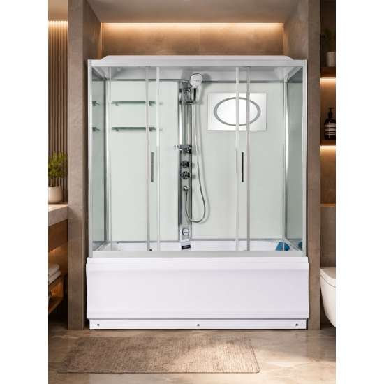 Душевая кабина Welt-Wasser WW500 EMMER 150/85/55-2 150х85 см