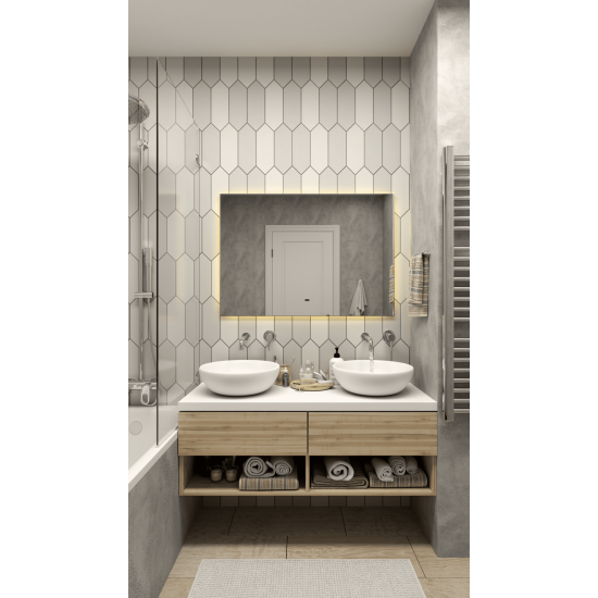 Зеркало Континент Trezhe  LED 100x100