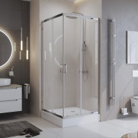 Душевой уголок Belbagno UNO-A-2-95-C-Cr 95х95 см стекло прозрачное