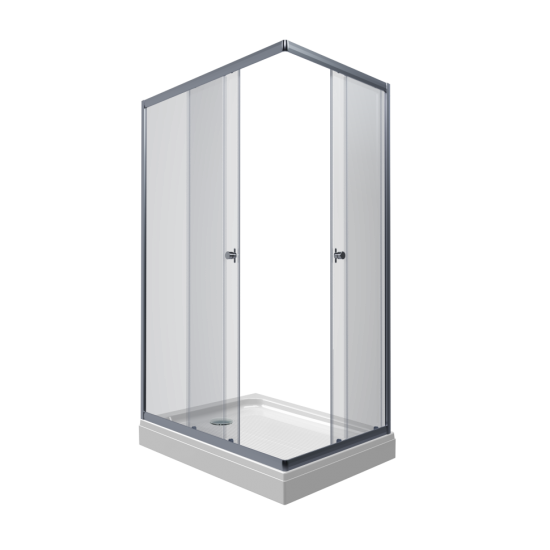 Душевой уголок Triton Вента Хром А1 100x80 см 