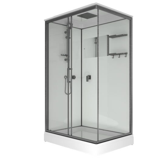 Душевая кабина Triton Рич-Графит М5 120*90 А