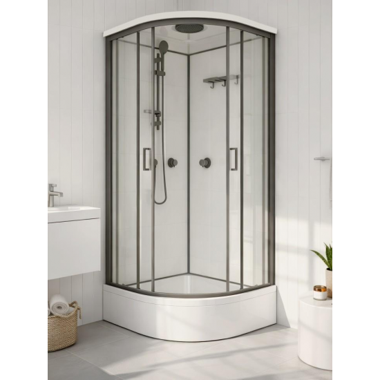Душевая кабина Triton Прайм-Графит М3 90*90В