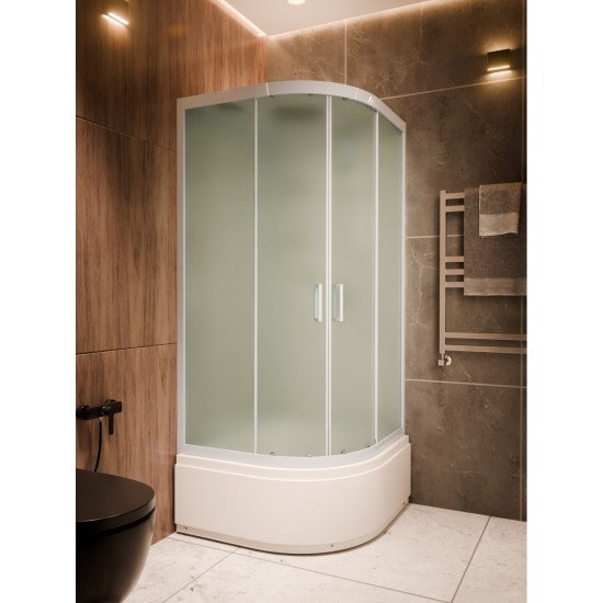 Душевая кабина Frank F412/2L М White 120х80 см Душевая кабина Frank F412/2L М White 120х80 см