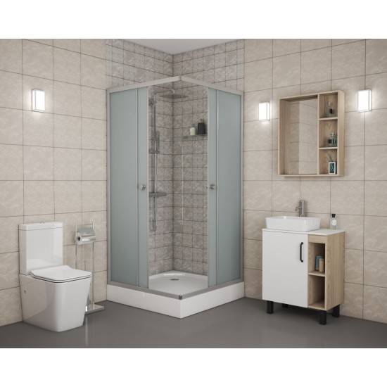 Душевой уголок Niagara Eco NG-008-14Q 80x80 стекло матовое