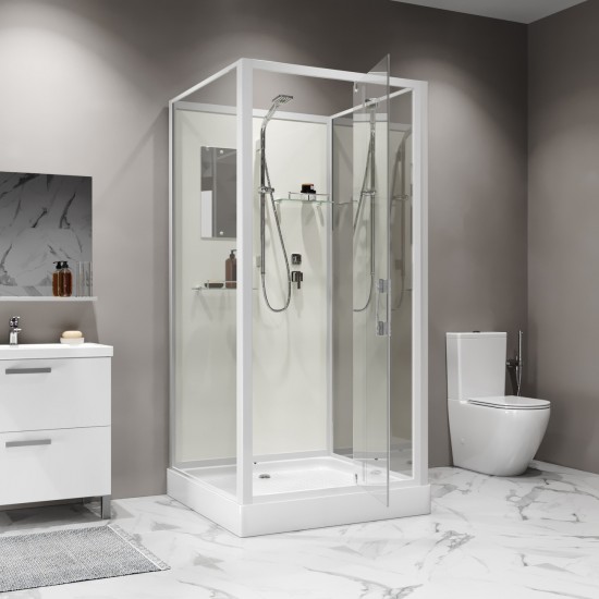 Душевая кабина кабина Niagara Standart ST90/15Q/BK 90x90 см без крыши Душевая кабина кабина Niagara Standart ST90/15Q/BK 90x90 см без крыши