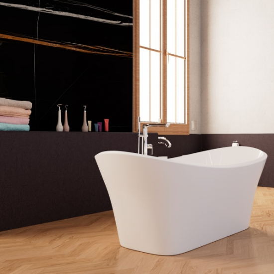 Ванна отдельностоящая Frank Frank F6104 White 170х75 см 