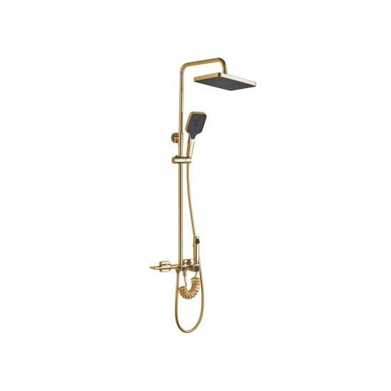 Душевая система Rea Helix gold P6619