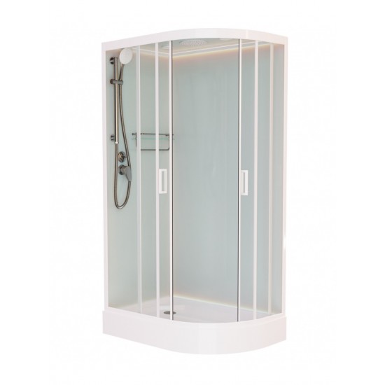 Душевая кабина Frank  F411L/P White 110х80 см 