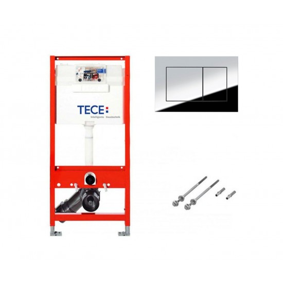 Инсталляция для унитаза TECEbasekit 9 400 412  с кнопкой хром