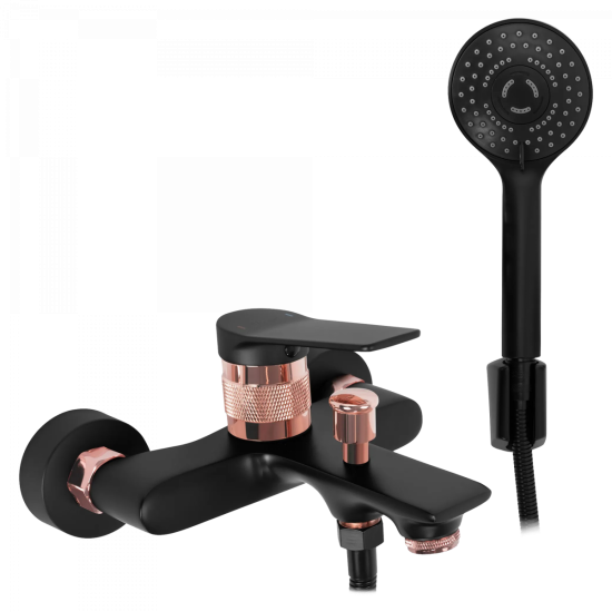 Смеситель для ванны Rea Viral Black Rose Gold REA-B2027