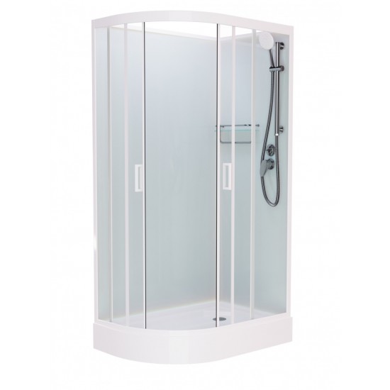 Душевая кабина Frank  F412L/P White 120х80 см без крыши