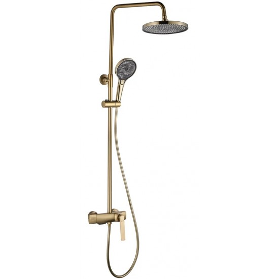 Душевая система Rea Rebel gold matt P2414