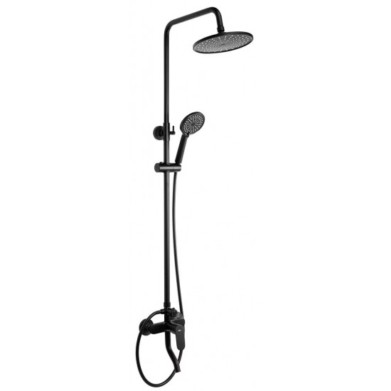 Душевая система Rea Salton black matt P2409