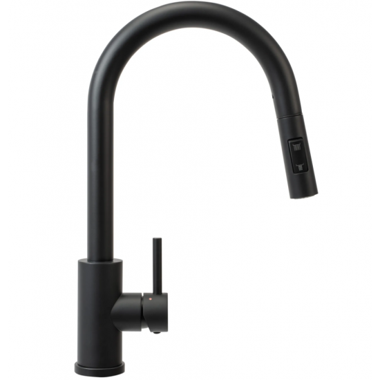 Смеситель для кухни Rea Fresh black matt REA-B9147