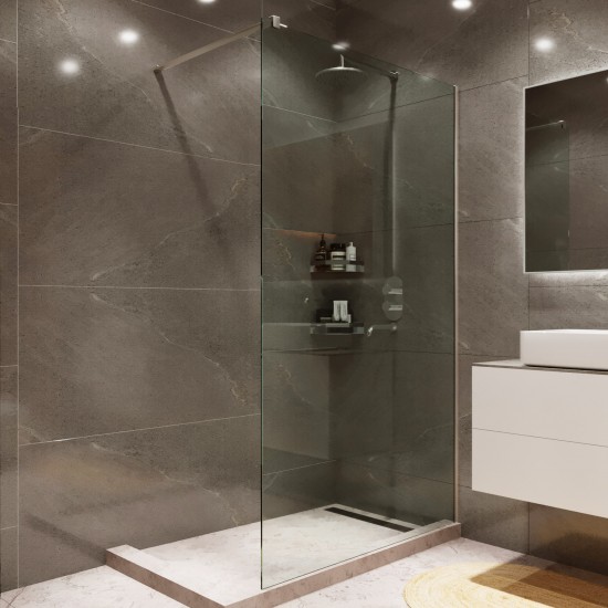 Душевая перегородка MEBELVANN Walk-In BEN-602_SL_C 100х200 см