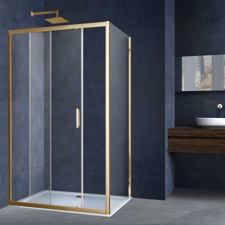 Душевой уголок Vincea Alpha VSR-3AL8011CLG 110х80 см