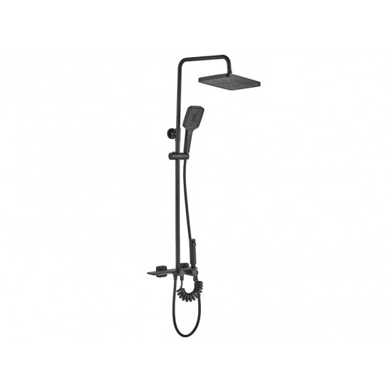 Душевая система Rea Helix black matt P6618