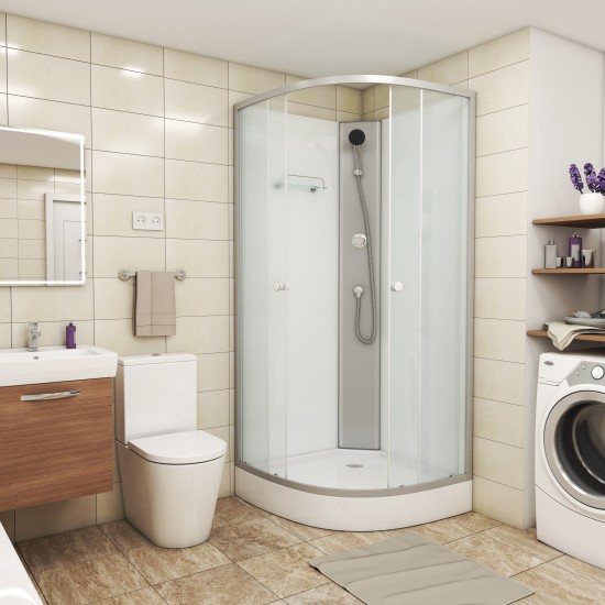 Душевая кабина Niagara Eco NG-4301-14ВК (E90/13/MT/BK) 90x90 без крыши Душевая кабина Niagara Eco NG-4301-14ВК (E90/13/MT/BK) 90x90 без крыши