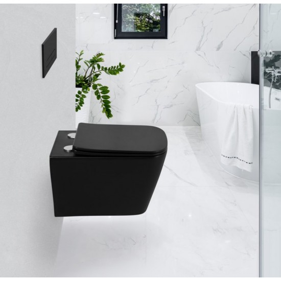 Унитаз подвесной  Belbagno ARDENTE-C BB3202CHR-MB