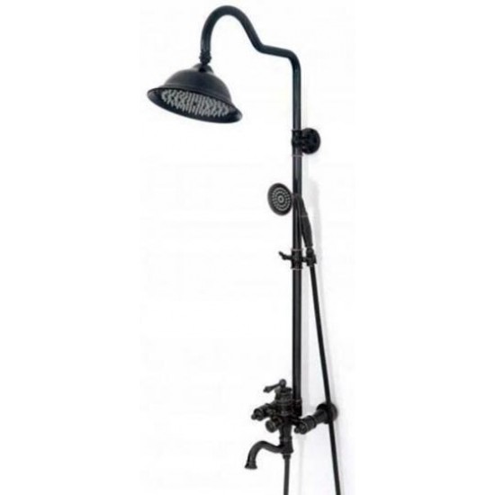 Душевая система Rea Retro Old Black P2366