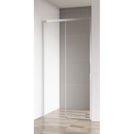 Душевая дверь Cezares COMFORT-BF-1-100-C-Cr 100х195 см стекло прозрачное, профиль хром