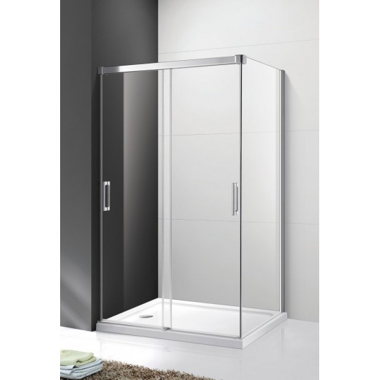 Душевой уголок Cezares TANDEM-SOFT-AH-2-120/80-C-Cr-IV 120х80 см