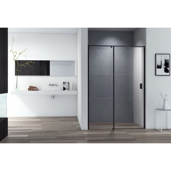 Душевая дверь Cezares URBAN-B-12-100-C-NERO 100х195 см