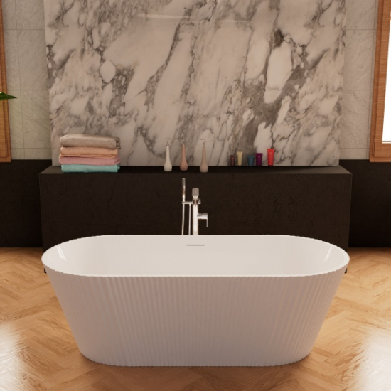 Ванна отдельностоящая Frank F6103 White 170х75 см 