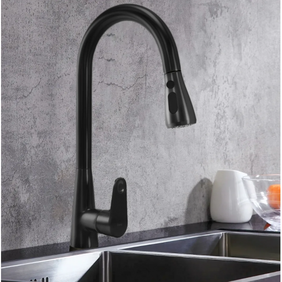 Смеситель для кухни Rea Mild black matt REA-B4800