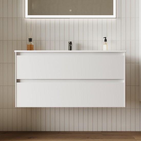 Тумба под умывальник SANCOS Cento CN100W 100 см  белый глянец