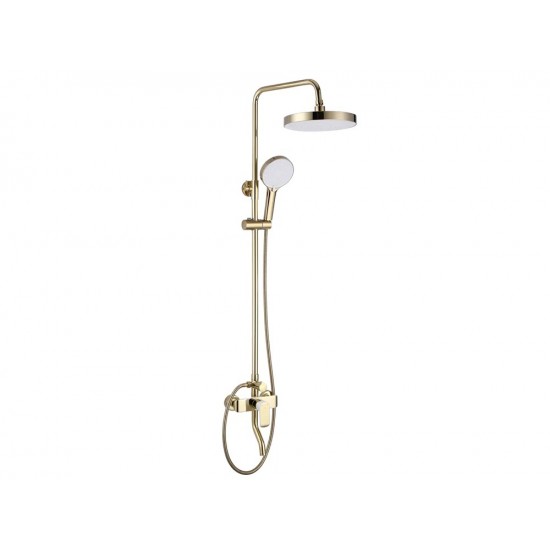 Душевая система Rea Bloom gold white P9529