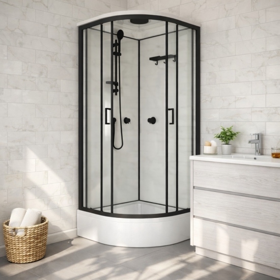 Душевая кабина Triton Прайм-Блэк М3 90*90В