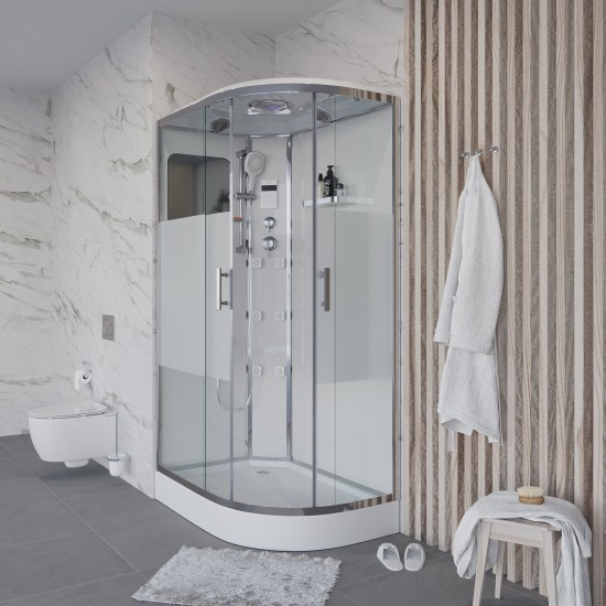 Душевая кабина Niagara Standart NG-303-01L 120x80 стекло прозрачное с матовой линией Душевая кабина Niagara Standart NG-303-01L 120x80 стекло прозрачное с матовой линией