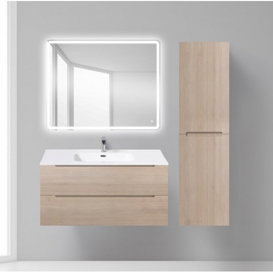 Тумба под умывальник Belbagno ETNA-1000-2C-SO-RG-P Rovere Grigio 100 см