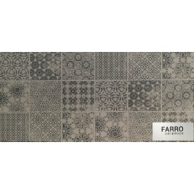 Керамическая плитка Farro Pietra grey dekor Fusion carving 60x120 см