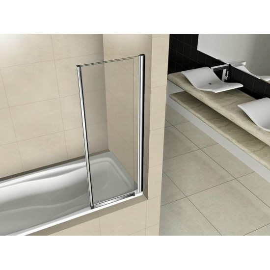 Шторка для ванны GoodDoor SCREEN FO-80-C-CH  80 см