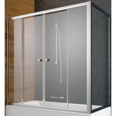 Шторка на ванну Radaway Vesta DWD 140+S 65 стекло прозрачное