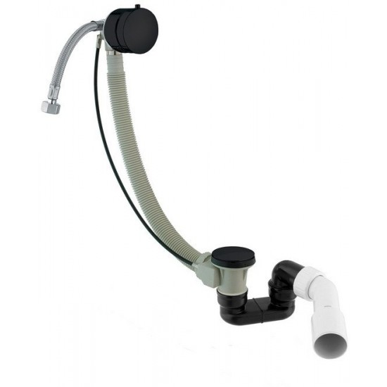 Сифон для ванны Excellent TK122-PLUS-3.43+64-SBL черный
