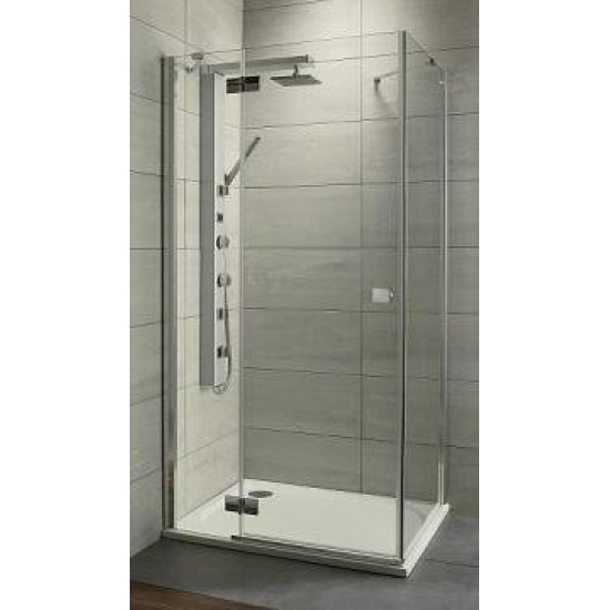 Душевой уголок Radaway Almatea KDJ 100 100x75 графит/хром