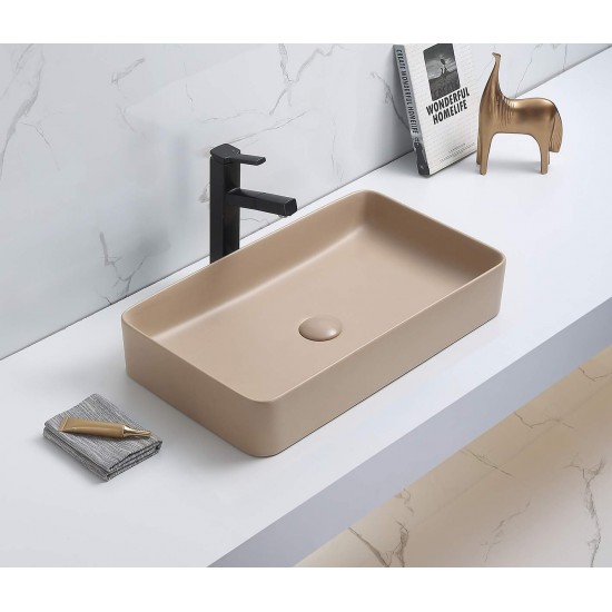 Умывальник Ceramalux 78189MC-1 60,5x35,5 капучино