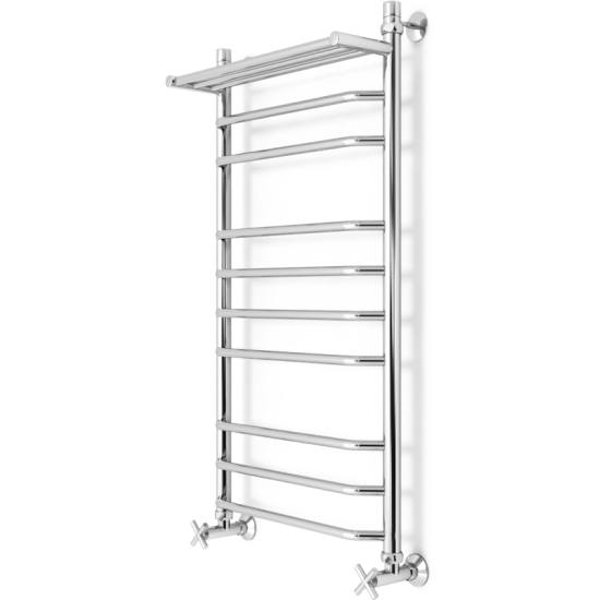Полотенцесушитель Zorg Tiida Plus 500/1000 50x100 нижнее подключение, хром