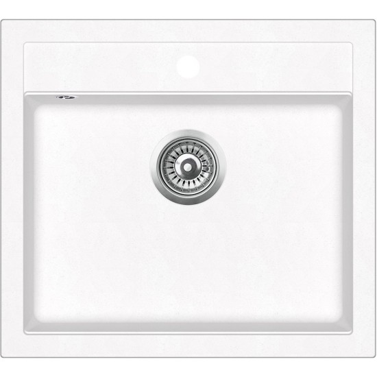 Кухонная мойка Aquasanita QUADRO SQQ 100 710 W 56,5x51 Alba