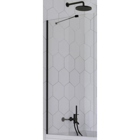 Шторка на ванну Radaway Idea Black PNJ 90 (прозрачное)