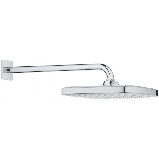 Верхний душ Grohe Tempesta 250 Cube 26682000 с душевым кронштейном
